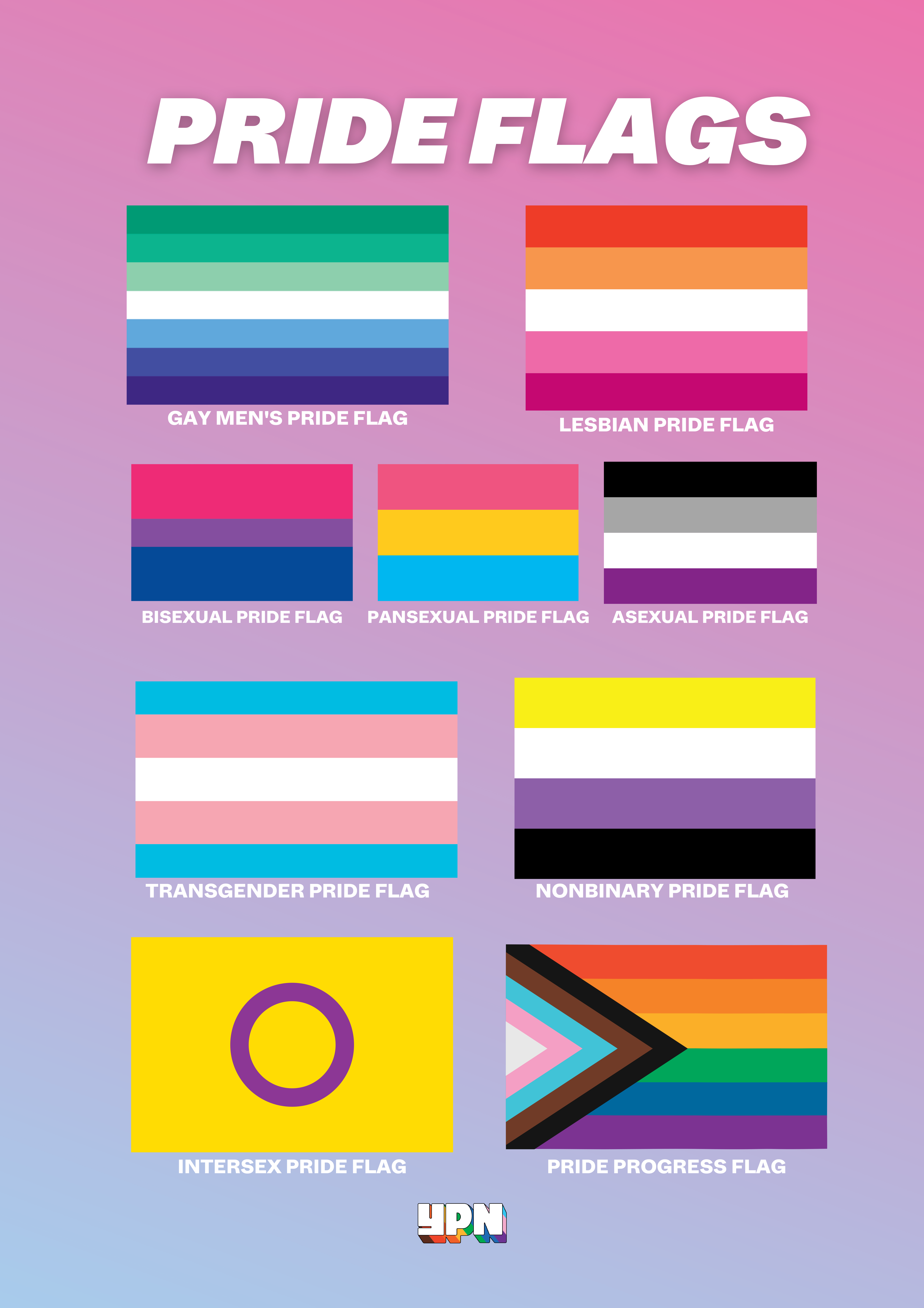 Pride Flags Poster